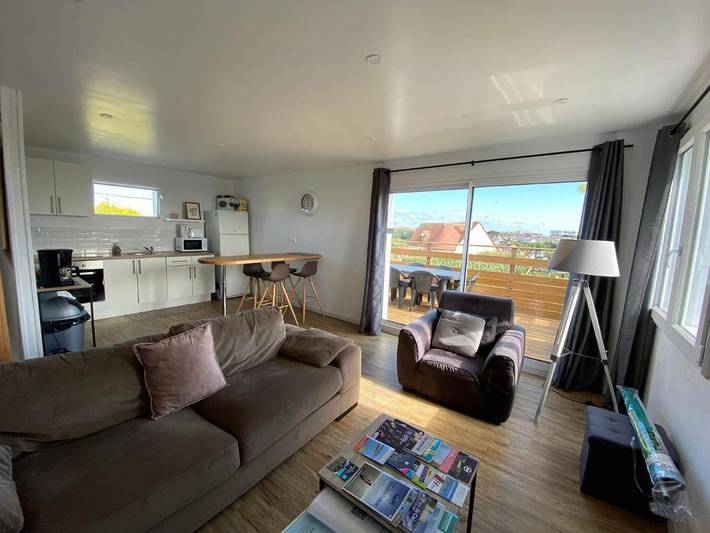 Location de vacances pour 4 personnes, avec balcon et vue, adapté aux familles dans Plage D Equihen Equihen Plage - 2