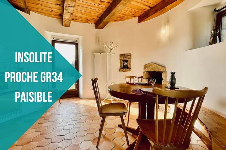 Maison de vacances pour 2 personnes, avec Terrasse ainsi que Jardin et Vue
