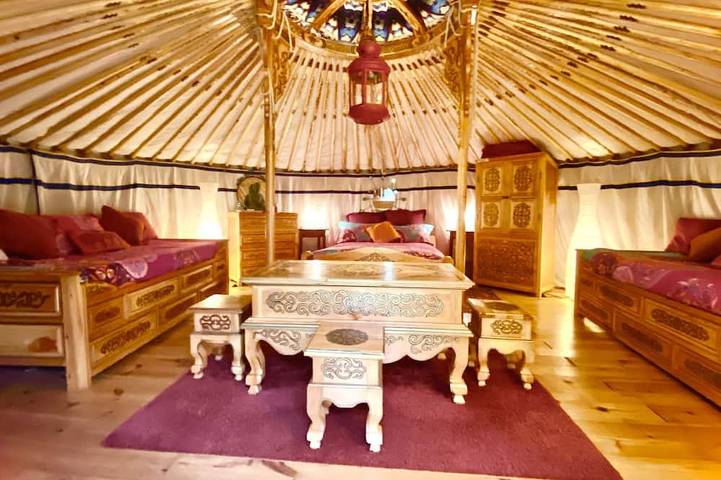 Location de vacances pour 4 personnes, avec Jardin à Saint-Anthème