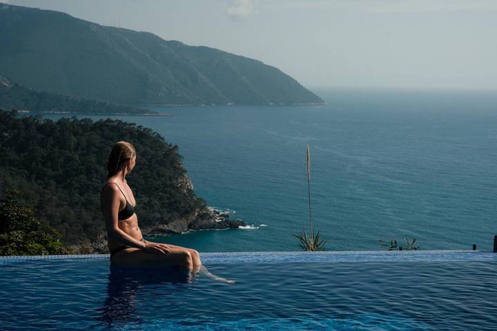 Ferienhaus für 2 Personen, mit Balkon und Pool sowie Garten in Ägäisregion - 4