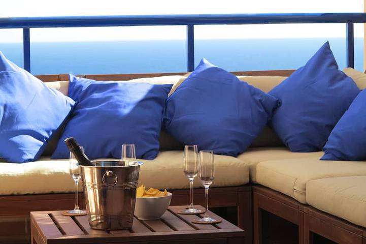 Appartement entier, Topligging: Penthouse de luxe, golf, terrasse 180 ° vue mer fantastique, Wifi gratuit in Marina de la Torre, Mojácar