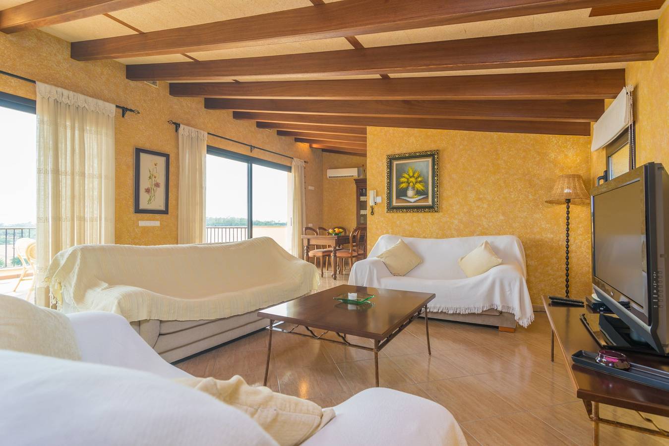 Ferienhaus 'Can Nadal - Adults Only' mit Bergblick, Wi-Fi und Klimaanlage in Sineu, Mallorca Inselmitte