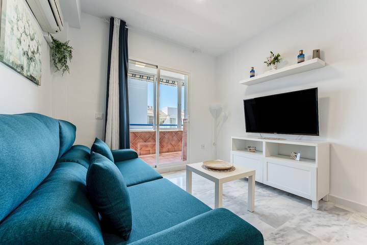 Ganze Wohnung, Ferienwohnung 'Fuengirola Los Pacos Vistamar' mit Meerblick, Wi-Fi und Klimaanlage in Los Pacos, Fuengirola