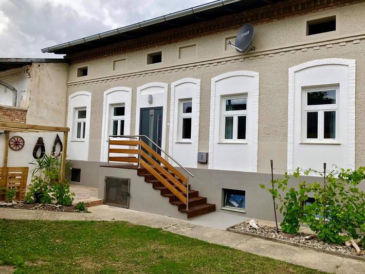 Ferienwohnung für 4 Personen, mit Garten und Ausblick