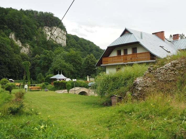 Dom gościnny dla 2 osób, z Balkon i Taras oraz Ogród i Widok w Ojców