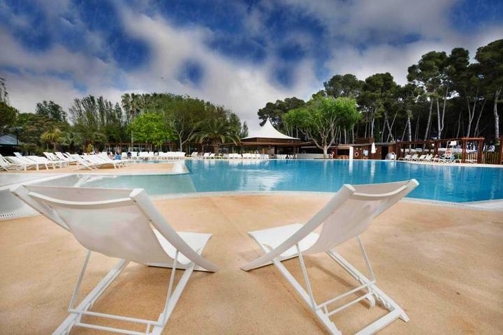 Camping pour 6 personnes, avec piscine ainsi que bassin pour enfant et jardin à Tarragone - 3