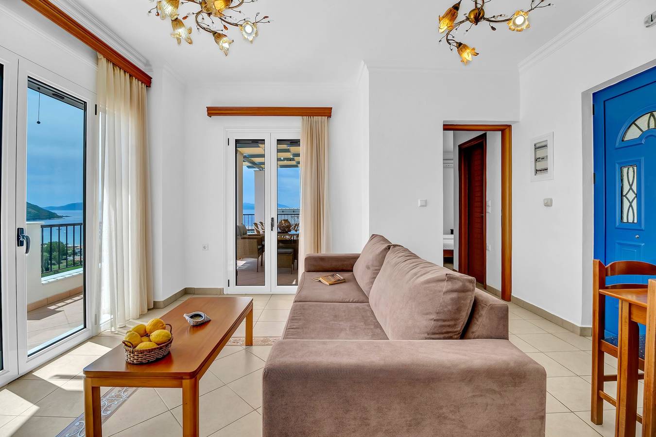Entire apartment, Apartment 'Panorama 2' with Sea View, Wi-Fi and Air Conditioning in Greece