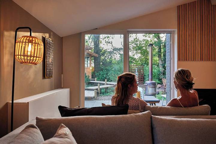 Ferienhaus für 9 Personen, mit Whirlpool und Garten sowie Sauna, mit Haustier