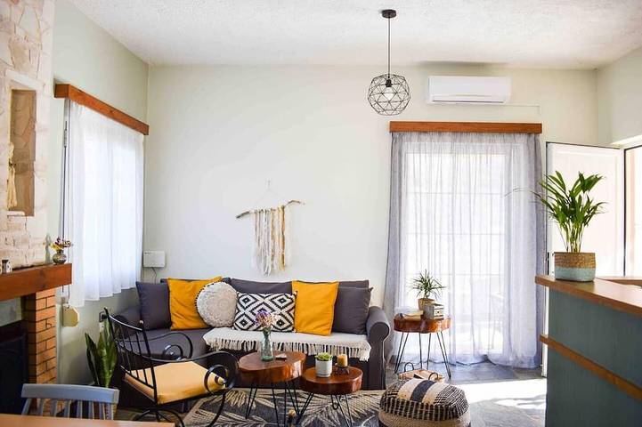 Maison de vacances pour 5 personnes, avec balcon dans Kalyves