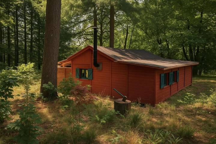 Gîte pour 2 personnes, avec Terrasse ainsi que Jardin et Vue à Servières-le-Château