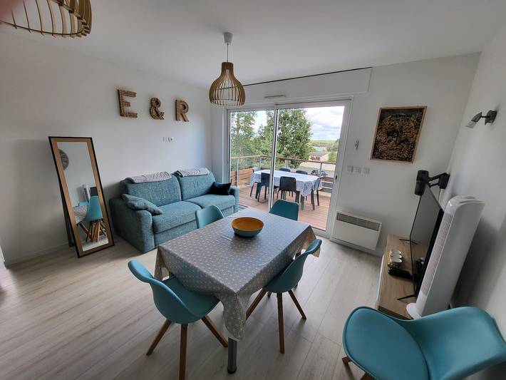 Appartement de vacances pour 6 personnes, avec sauna et balcon en Indre-et-Loire - 2