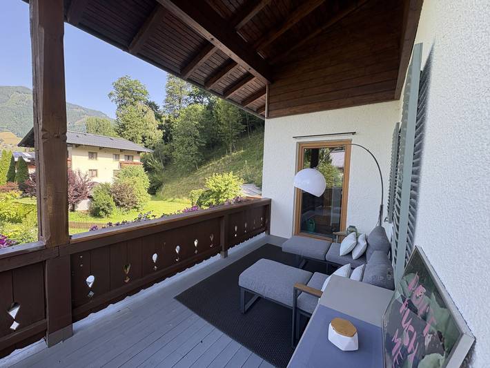 Ferienwohnung für 3 Personen, mit Balkon und Balkon/Terrasse sowie Terrasse in Zell am See