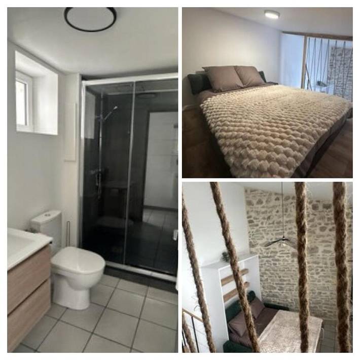 Location de vacances pour 4 personnes, avec piscine ainsi que jardin et vue à Saint-Genès-du-Retz - 4