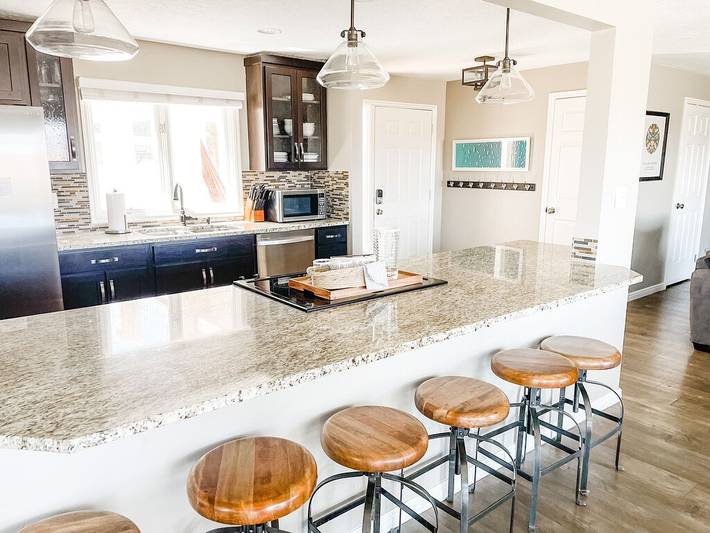 Vacation apartment for 12 people, with pool and balcony as well as hot tub in Zion National Park