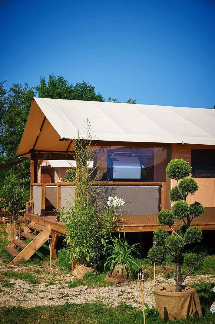 Tente pour 5 personnes, avec bassin pour enfant dans les Vosges - 3