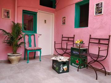 Maison d’hôte pour 2 personnes, avec terrasse à Tel Aviv