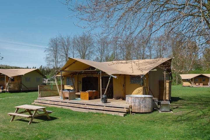 Camping voor 7 personen, met uitzicht op het meer in Flevoland