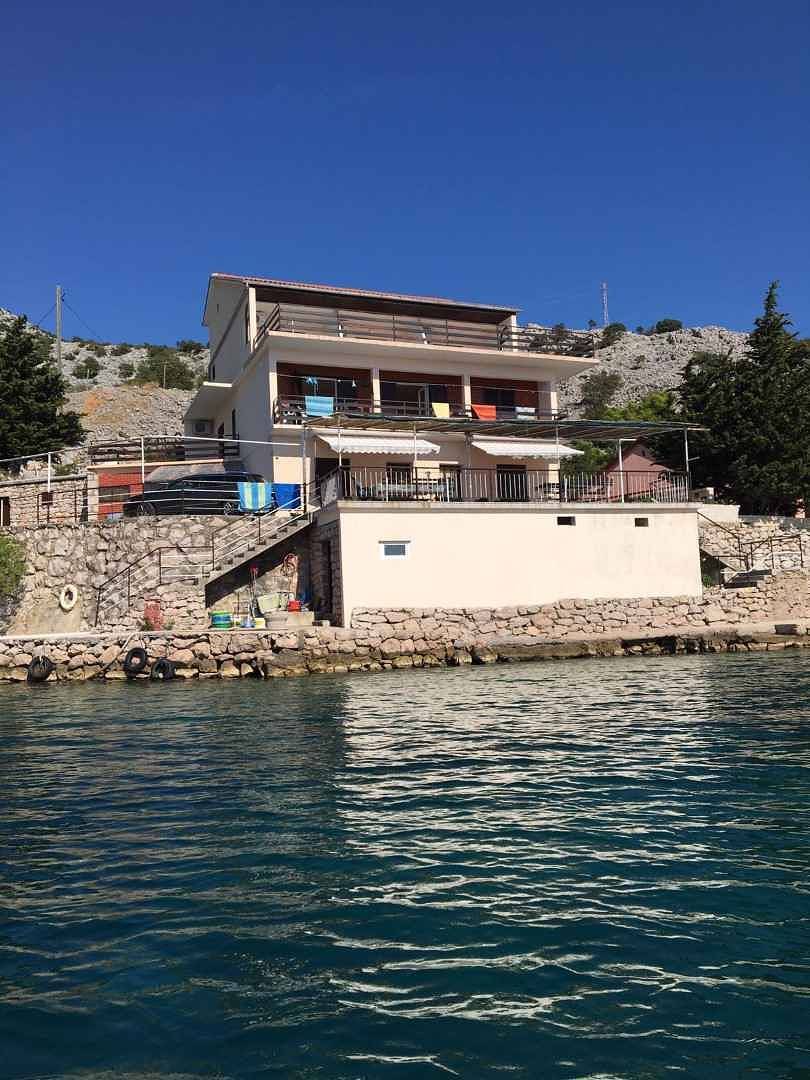 Ganze Ferienwohnung, Ferienwohnung mit Klimaanlage direkt am Meer  in Baric Draga, Kvarner Festland