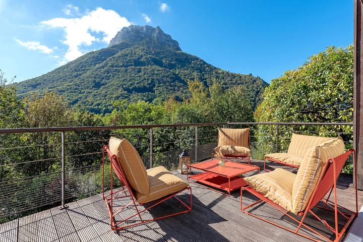 Villa 'Terre de Lumières' with View of Mount Néron in a Natural Setting in Quaix-en-Chartreuse, Isère