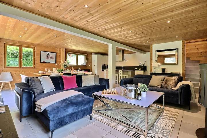 Chalet pour 8 personnes, avec Balcon et Jardin à Montriond