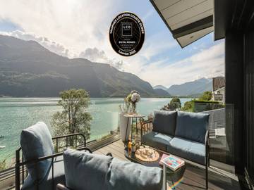 Gîte pour 6 personnes, avec balcon, adapté aux familles à Doussard