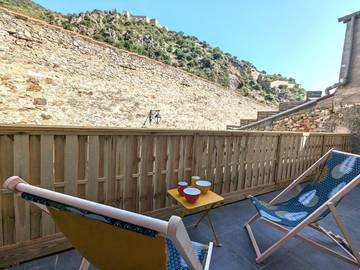 Gîte pour 4 personnes, avec vue et balcon à Villefranche-de-Conflent