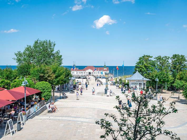 Ferienwohnung für 2 Personen, mit Balkon und Sauna in Heringsdorf