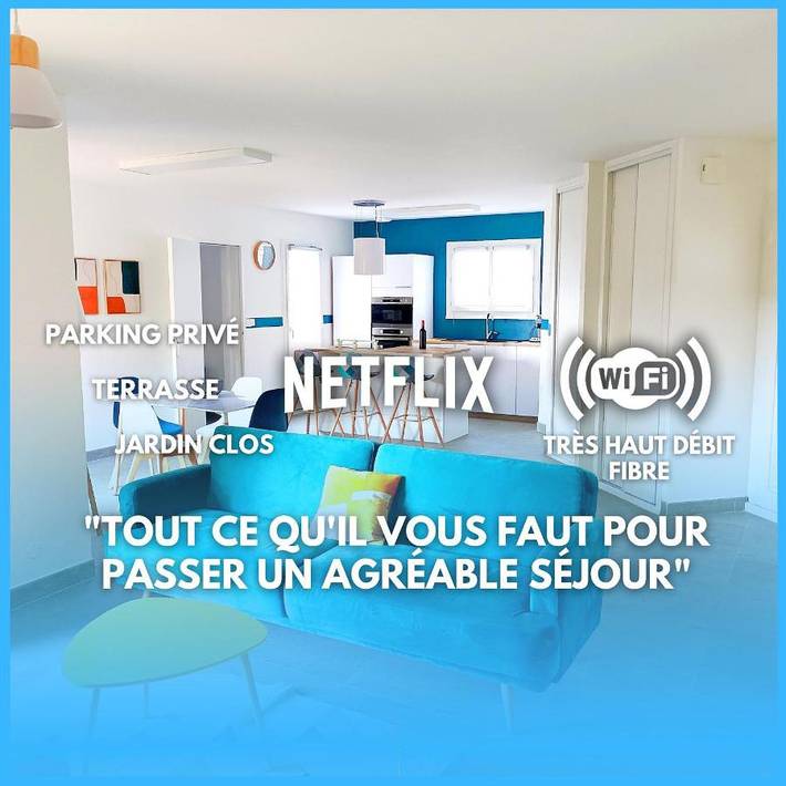 Gîte pour 4 personnes, avec Terrasse et Jardin à Saint-Seurin-de-Cursac