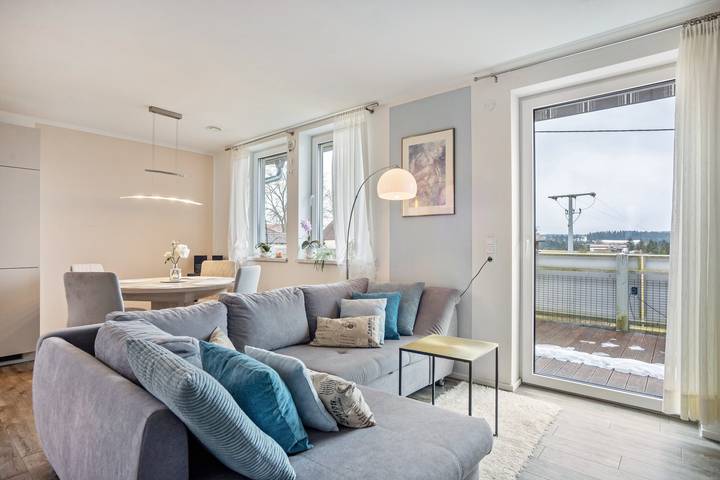 Bauernhof für 6 Personen, mit Balkon und Garten in Schwäbische Alb