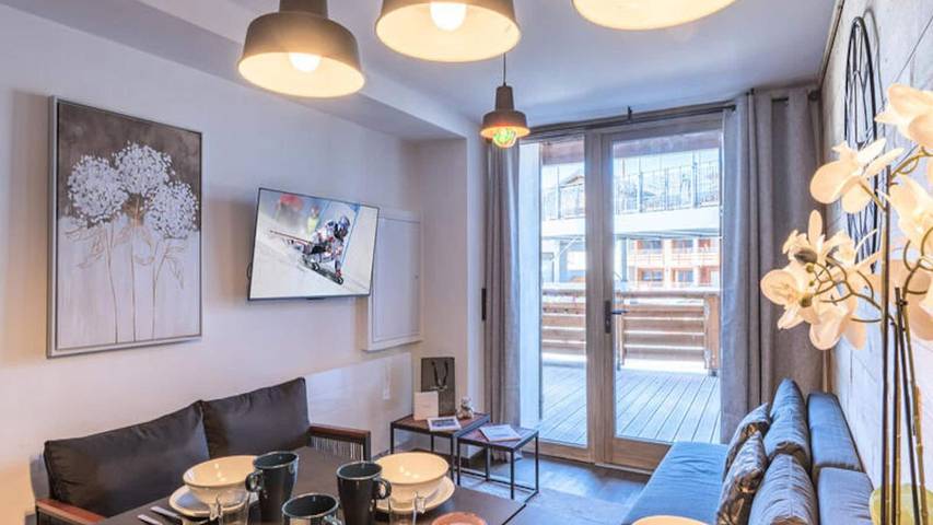 Gîte pour 5 personnes, avec terrasse dans Office de Tourisme de l'Alpe d'Huez