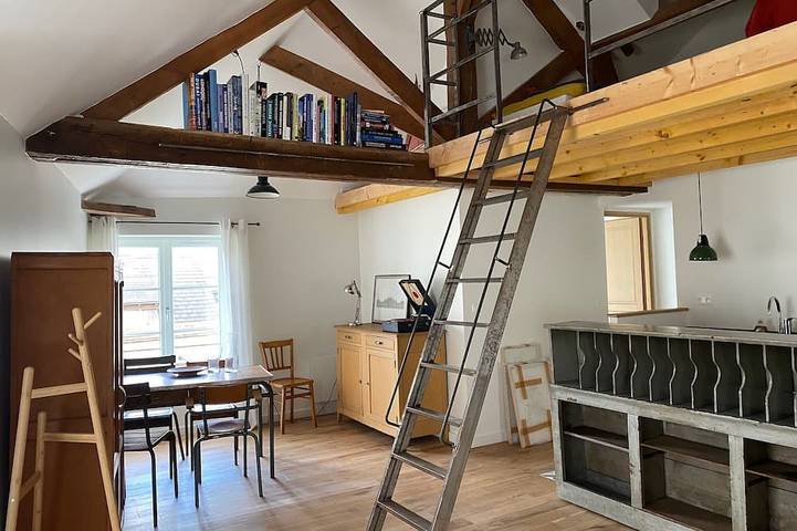 Appartement de vacances pour 5 personnes, avec jardin