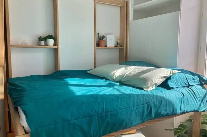 Ganze Wohnung, Bright cocoon a stone's throw from Gambetta in Paris, Ile de France