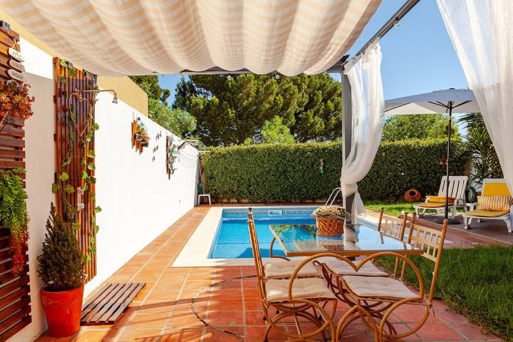 Casa de Jardim: Privater Pool, WLAN und Klimaanlage in Ponte de Sor in Ponte de Sor, Tramaga e Vale de Açor, Portalegre Distrikt