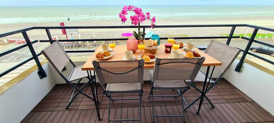Gîte pour 6 personnes, avec vue ainsi que balcon et piscine dans Casino de Cayeux - 2