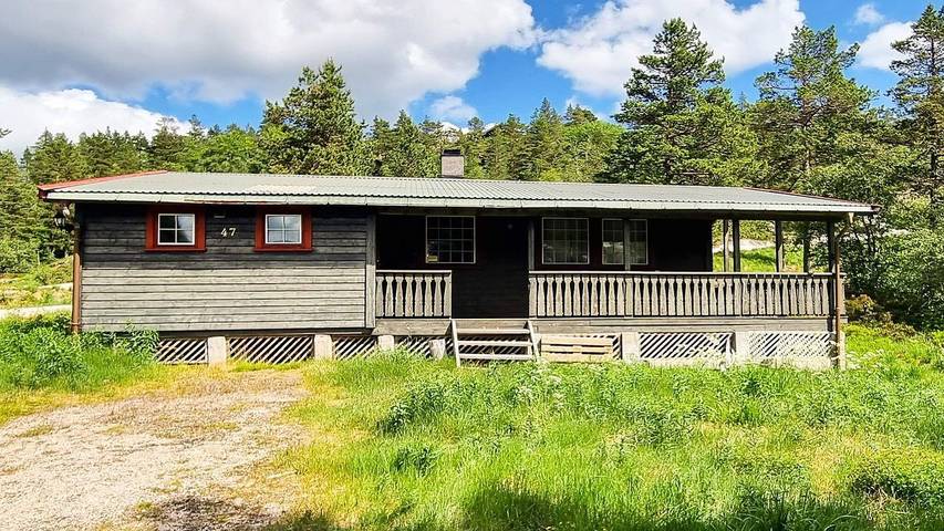 Ferienhaus für 6 Personen, mit Terrasse, mit Haustier in Åseral