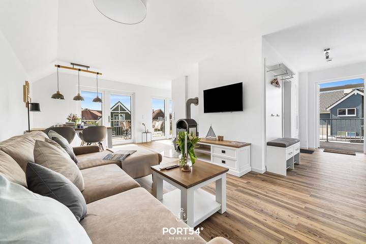 Ganze Wohnung, Ferienwohnung Watt schön! im Nordseeresort  - Strand- und Nordseenah, Infrarotsauna, zwei Balkone in Büsum, Kreis Dithmarschen