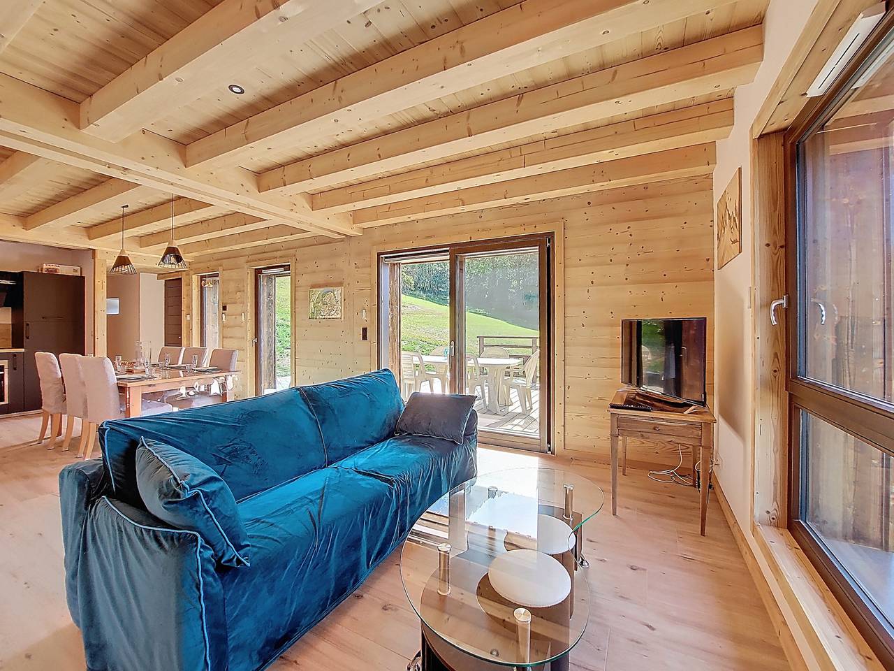 Chalet Josapiar - 6/8 personnes - Saint Jean d'Aulps - Vue montagne in Saint-Jean-d'Aulps, Les Portes du Soleil