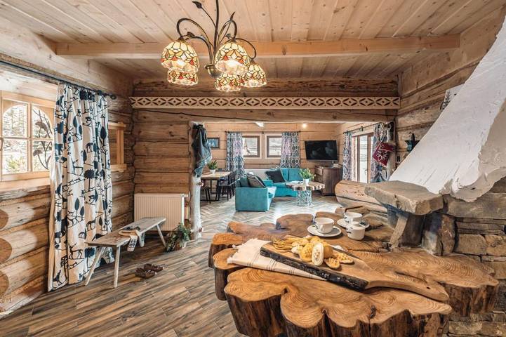 Dom dla 4 osób, z taras i ogród oraz widok w Witów