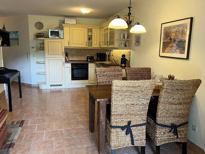 Ferienwohnung für 3 Personen, mit Terrasse und Garten