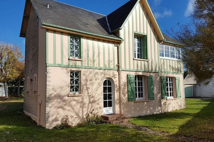 Maison de vacances pour 8 personnes, avec terrasse et jardin à Hermanville-sur-Mer