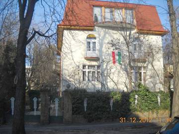 BnB für 3 Personen, mit Garten und Ausblick in Budapest