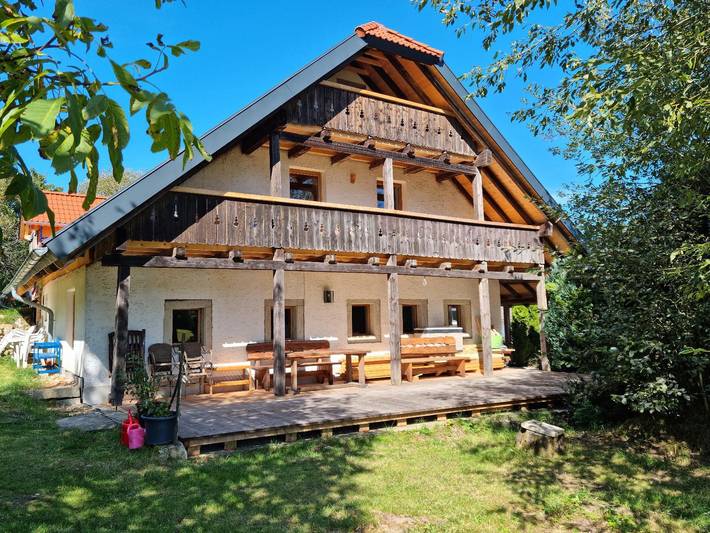 Ferienwohnung für 6 Personen, mit Balkon und Balkon/Terrasse sowie Terrasse und Garten in Breitenberg