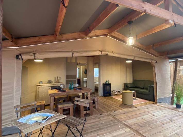 Parc de vacances pour 4 personnes, avec bassin pour enfant ainsi que jardin et piscine dans les Landes - 2