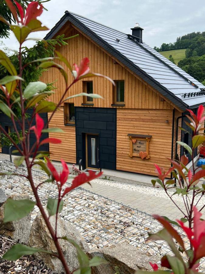 Bergnest Ferienhäuser "Haus mit Herz" in Rittersgrün, Breitenbrunn / Erzgebirge