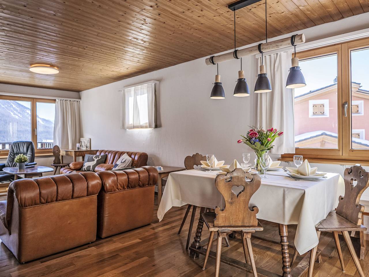 Ganze Wohnung, Chesa Primula in Samedan, Sankt Moritz