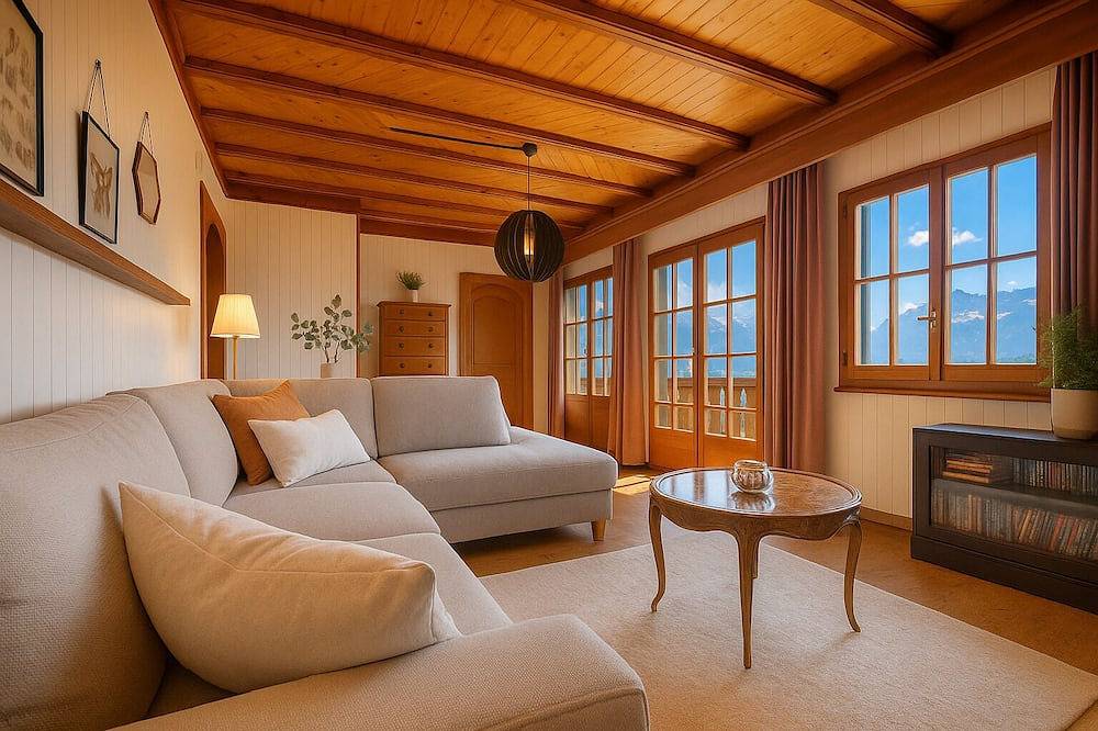 Chalet alpin avec sauna et vue sur les Diablerets in Leysin, Alpes Vaudoises