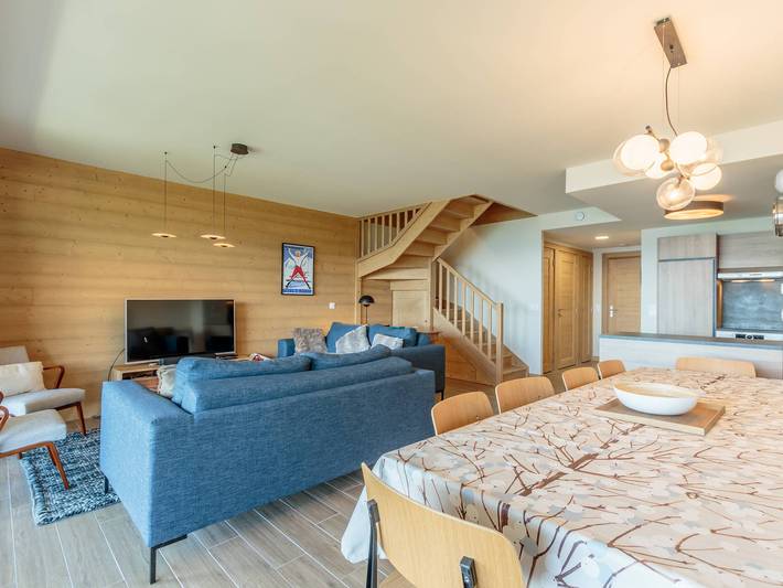 Gîte pour 10 personnes, avec sauna et piscine ainsi que balcon et jacuzzi dans Arc 1600 - 4
