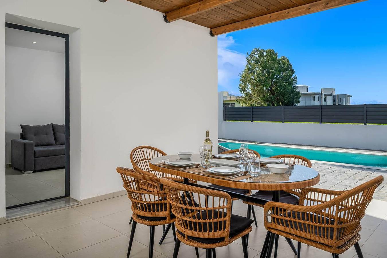 Villa für 5 Personen mit Garten in Rhodos