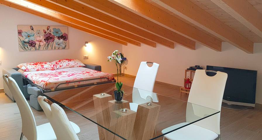 Monolocale intero, Casa Gina Attico in Tremosine, Prealpi Gardesane