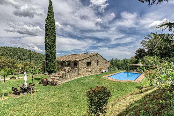Casa rural para 6 personas, con jardín en Pla de l'Estany